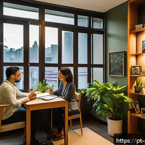 Home 30 상담심리사와 심리상담사의 차이 - A calm, modern therapy room in São Paulo, Brazil, with a licensed clinical psychologist and a young ...